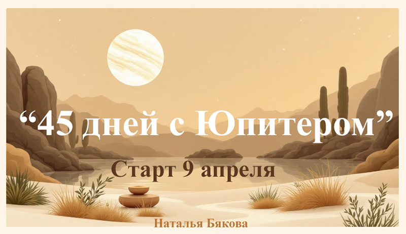 Марафон «45 дней с Юпитером»